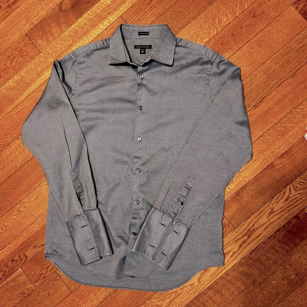 Banana Republic Charcoal Dress Shirt